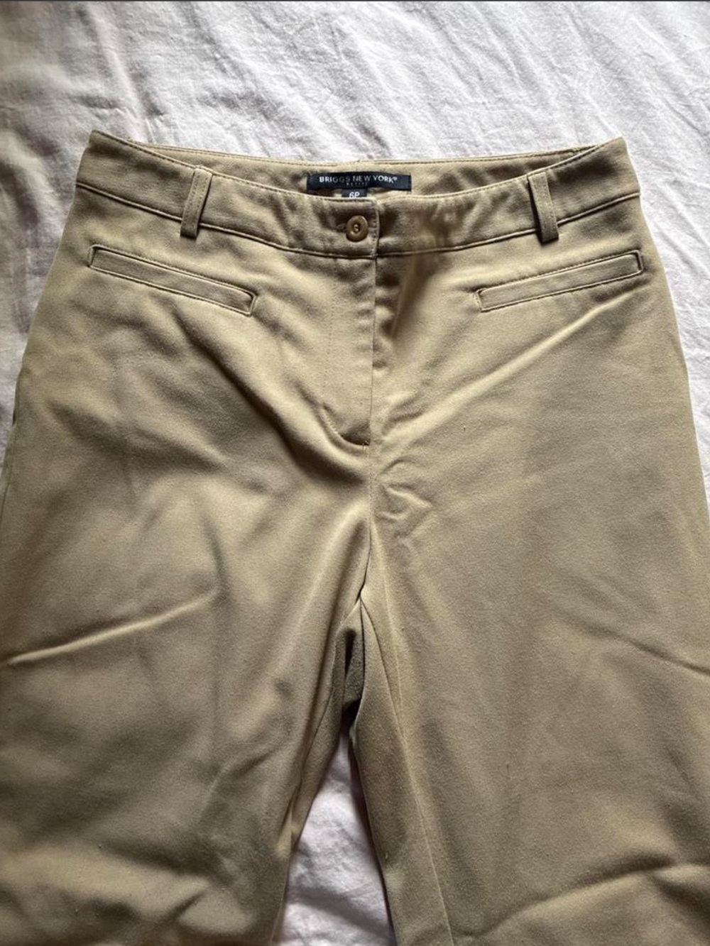 Briggs New York Women’s Khaki Chino Pants - Tan